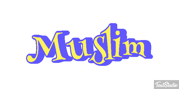 Muslim Text effect