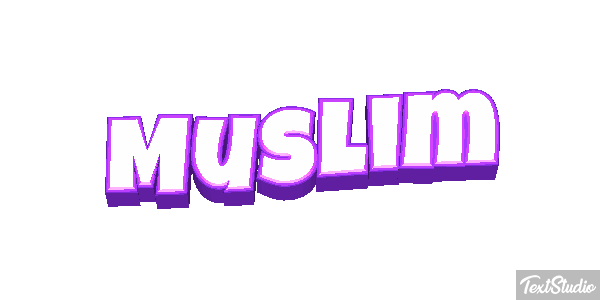 Muslim Text effect
