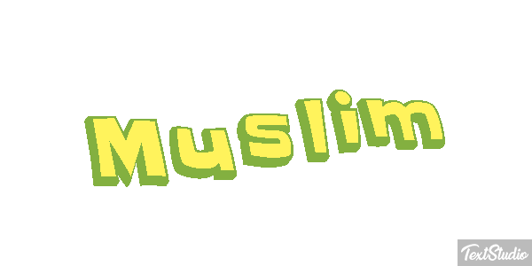 Muslim Text effect