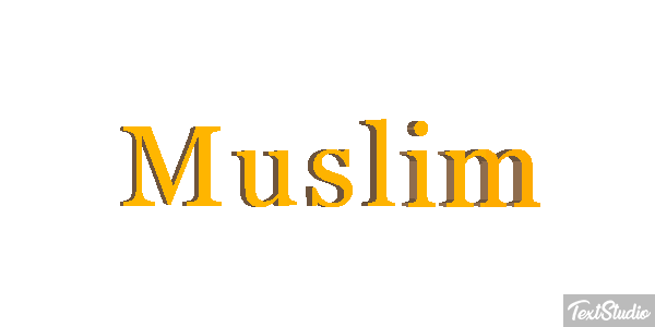 Muslim Text effect