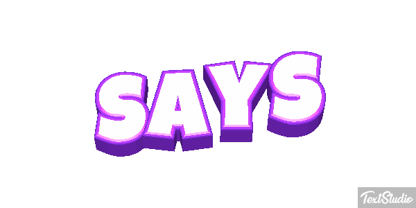 Says Tekst effect