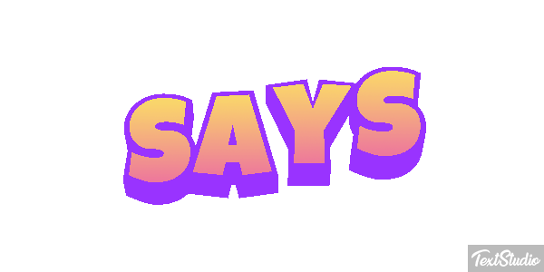 Says Tekst effect