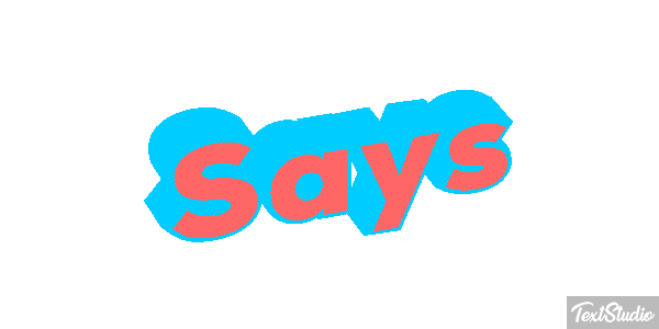 Says Tekst effect