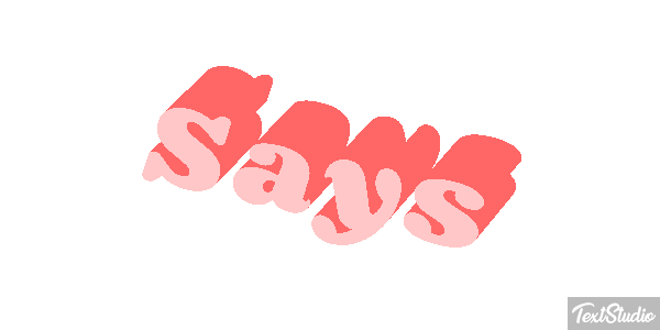 Says Tekst effect