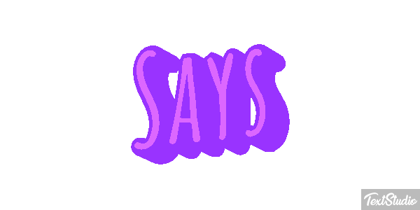 Says Tekst effect