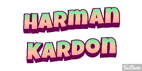 Harman Kardon Effet de texte
