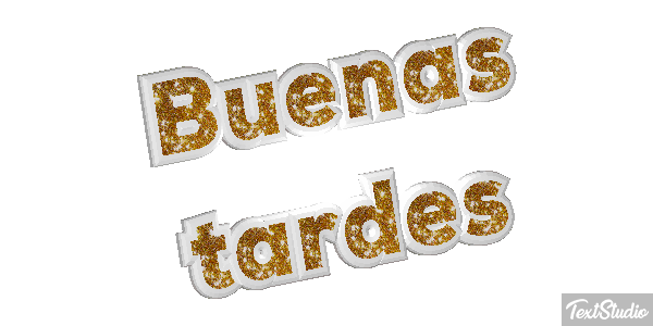 Buenas tardes テキスト効果