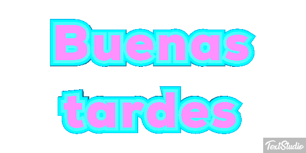 Buenas tardes テキスト効果