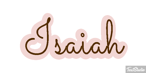 Isaiah Efecto de texto