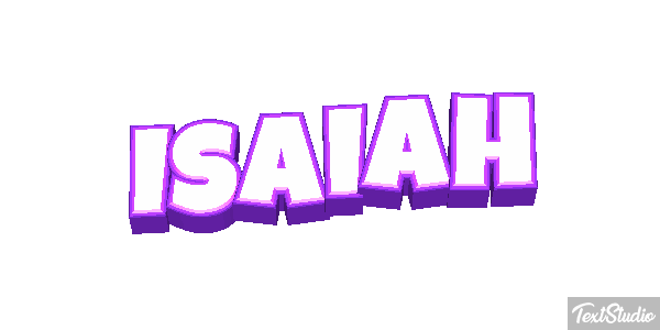 Isaiah Efecto de texto