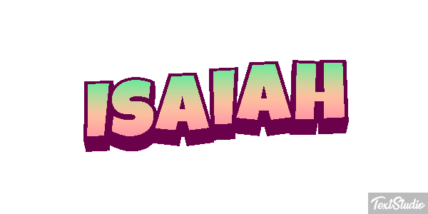 Isaiah Efecto de texto