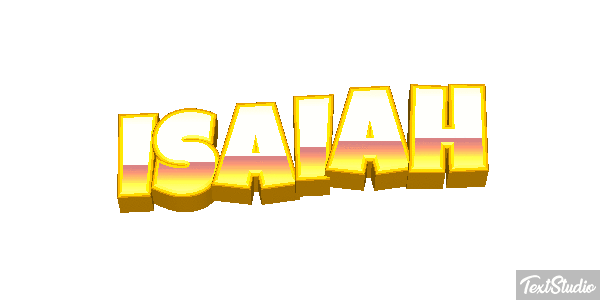 Isaiah Efecto de texto