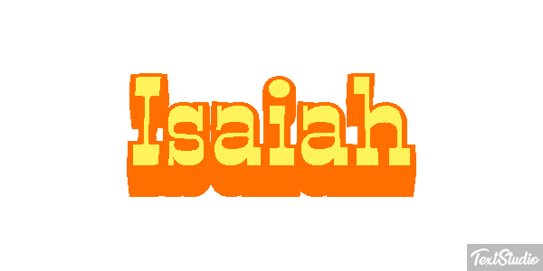 Isaiah Efecto de texto