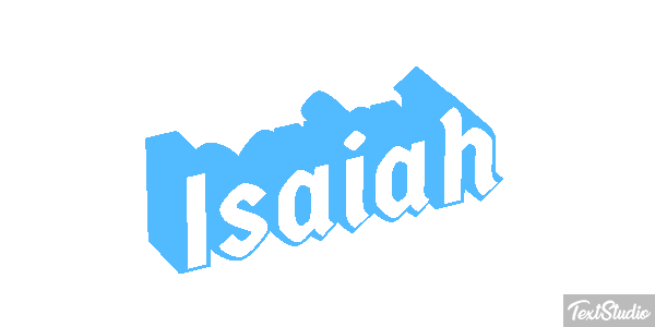 Isaiah Efecto de texto