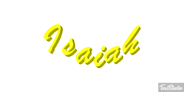 Isaiah Efecto de texto