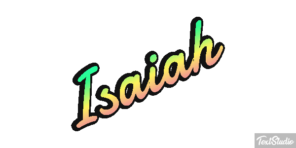 Isaiah Efecto de texto