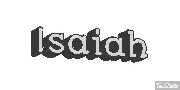 Isaiah Efecto de texto