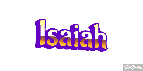 Isaiah Efecto de texto