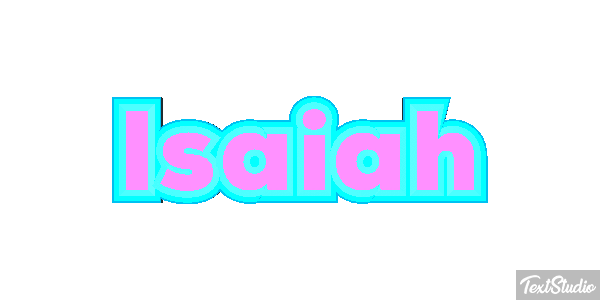 Isaiah Efecto de texto