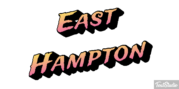 East Hampton Efekt tekstowy