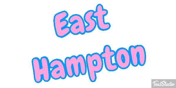 East Hampton Efekt tekstowy
