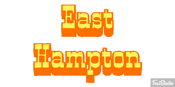 East Hampton Efekt tekstowy