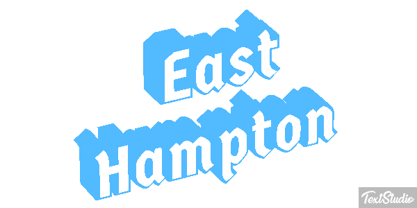 East Hampton Efekt tekstowy