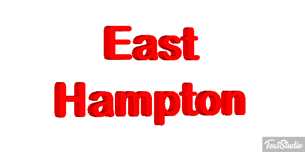 East Hampton Efekt tekstowy