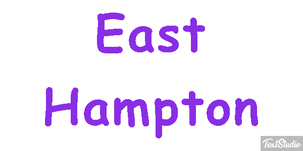 East Hampton Efekt tekstowy
