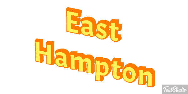 East Hampton Efekt tekstowy