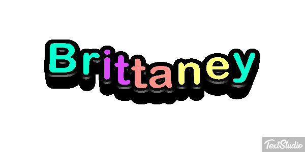 Brittaney Effet de texte