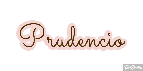 Prudencio Efecto de texto