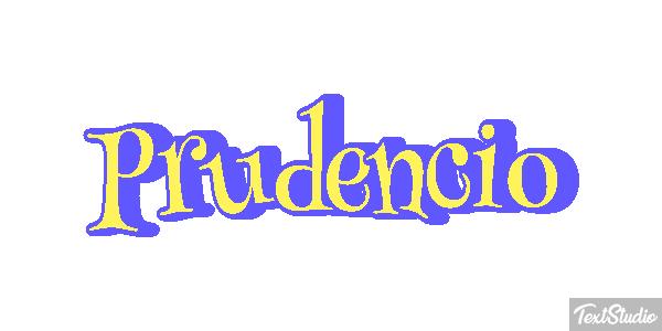 Prudencio Efecto de texto