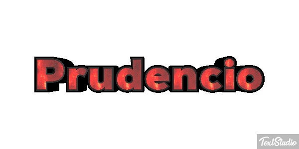 Prudencio Efecto de texto