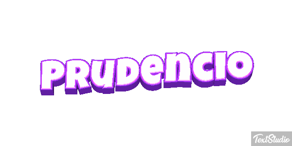Prudencio Efecto de texto