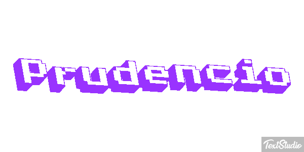 Prudencio Efecto de texto