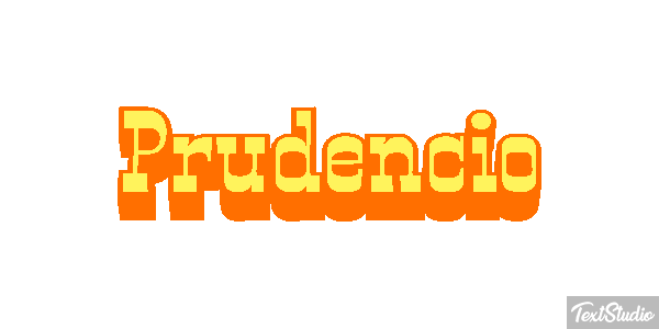 Prudencio Efecto de texto