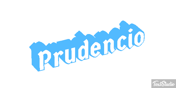 Prudencio Efecto de texto
