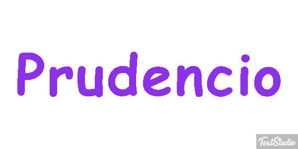 Prudencio Efecto de texto