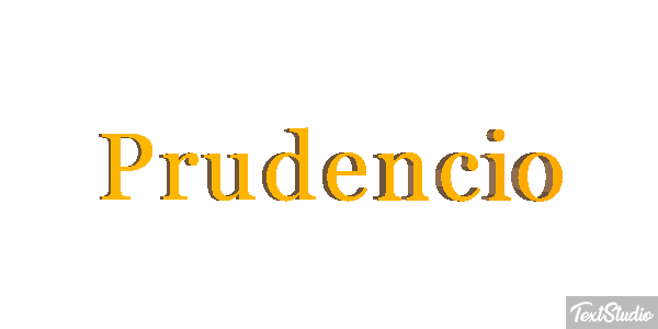 Prudencio Efecto de texto