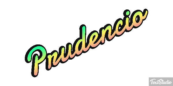 Prudencio Efecto de texto