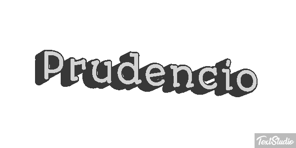 Prudencio Efecto de texto