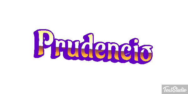Prudencio Efecto de texto