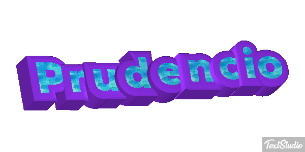 Prudencio Efecto de texto