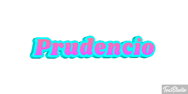 Prudencio Efecto de texto