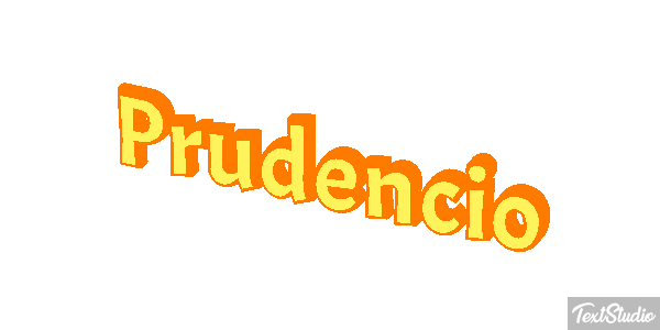 Prudencio Efecto de texto