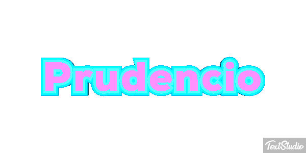 Prudencio Efecto de texto