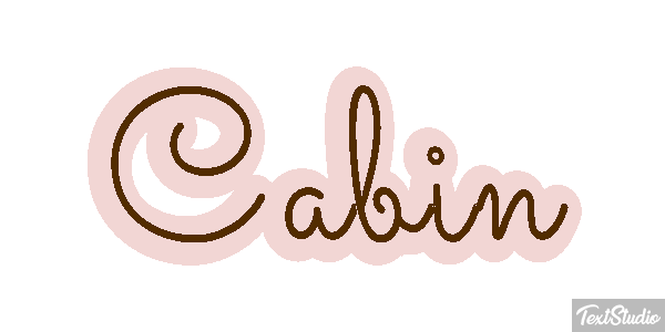 Cabin テキスト効果
