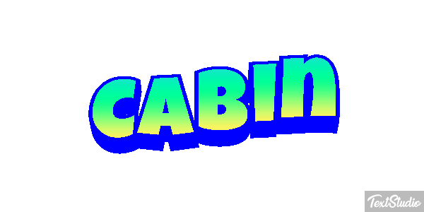 Cabin テキスト効果