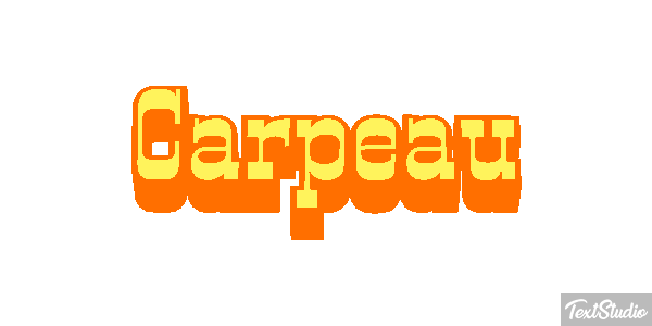 Carpeau Effet de texte